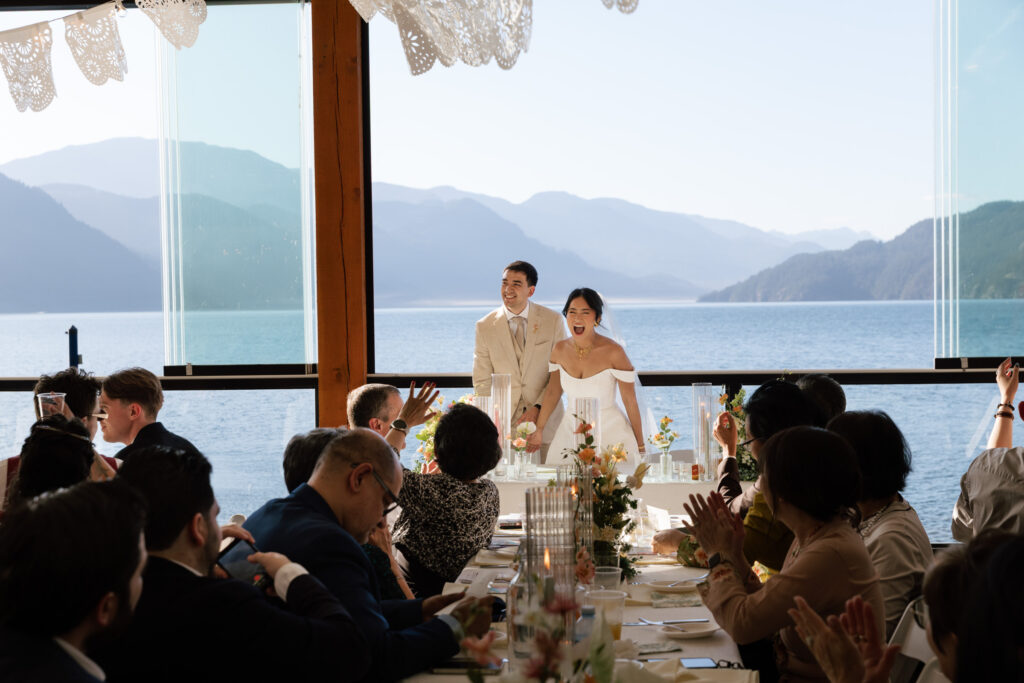 The lodge on harrison lake wedding photographer
