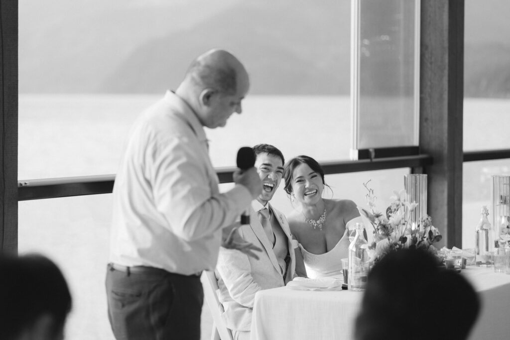 The lodge on harrison lake wedding photographer