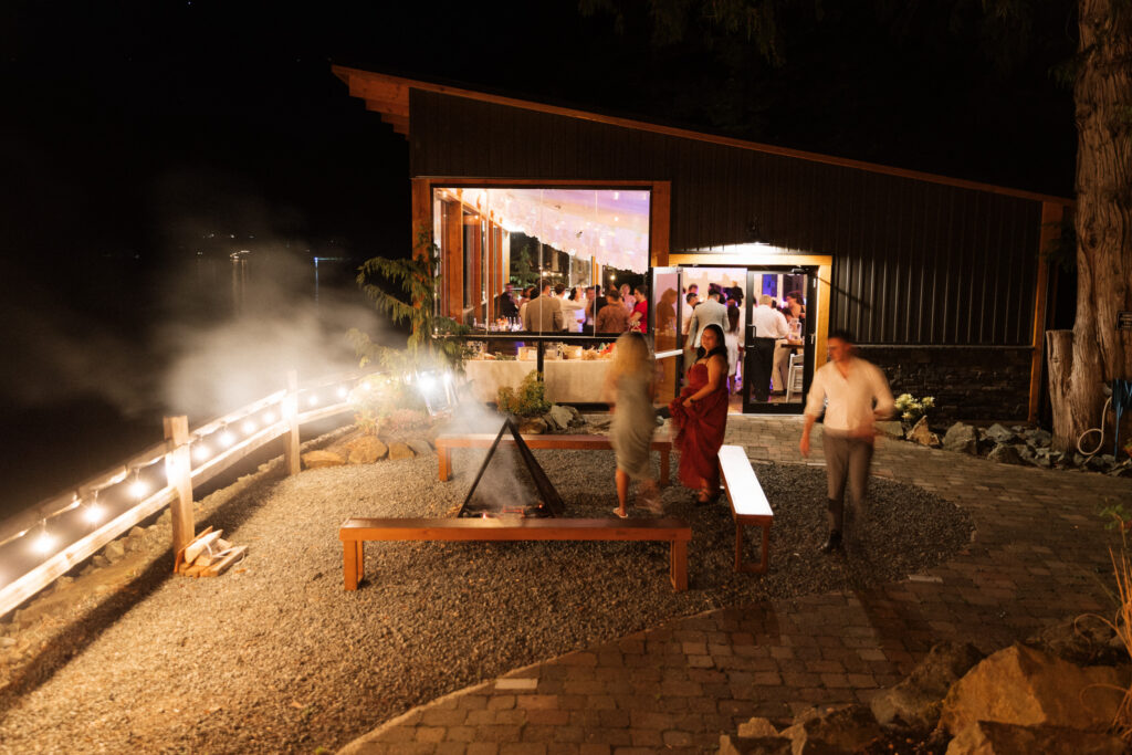 The lodge on harrison lake wedding photographer