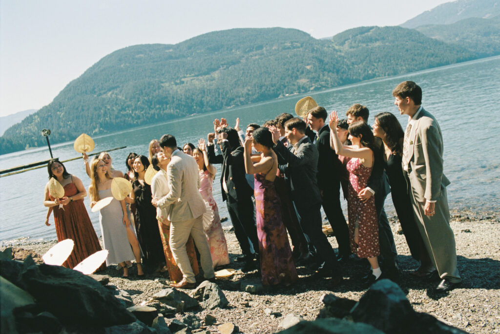 The lodge on harrison lake wedding photographer