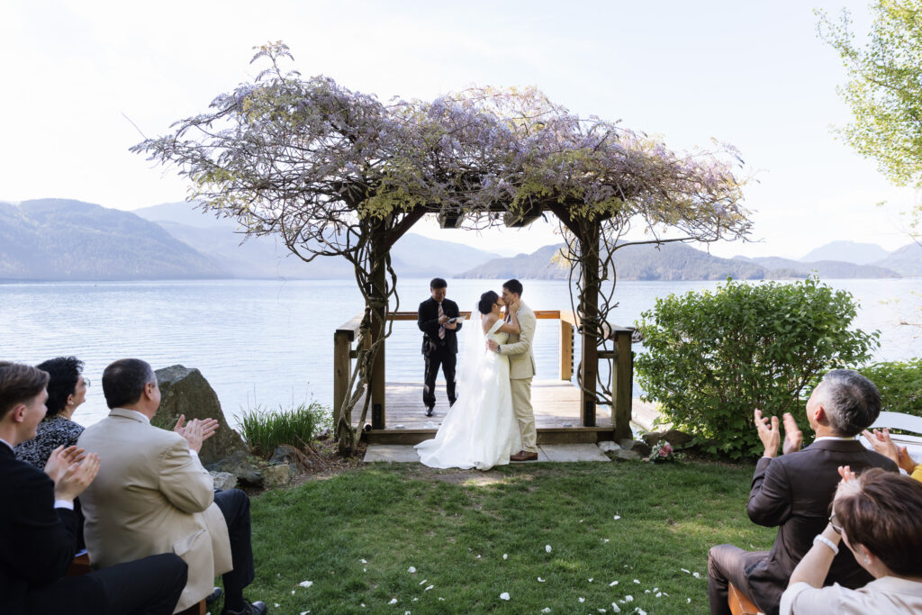 The lodge on harrison lake wedding photographer
