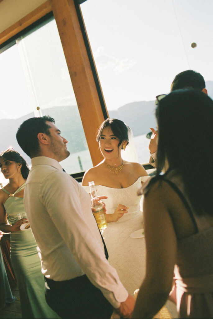 The lodge on harrison lake wedding photographer