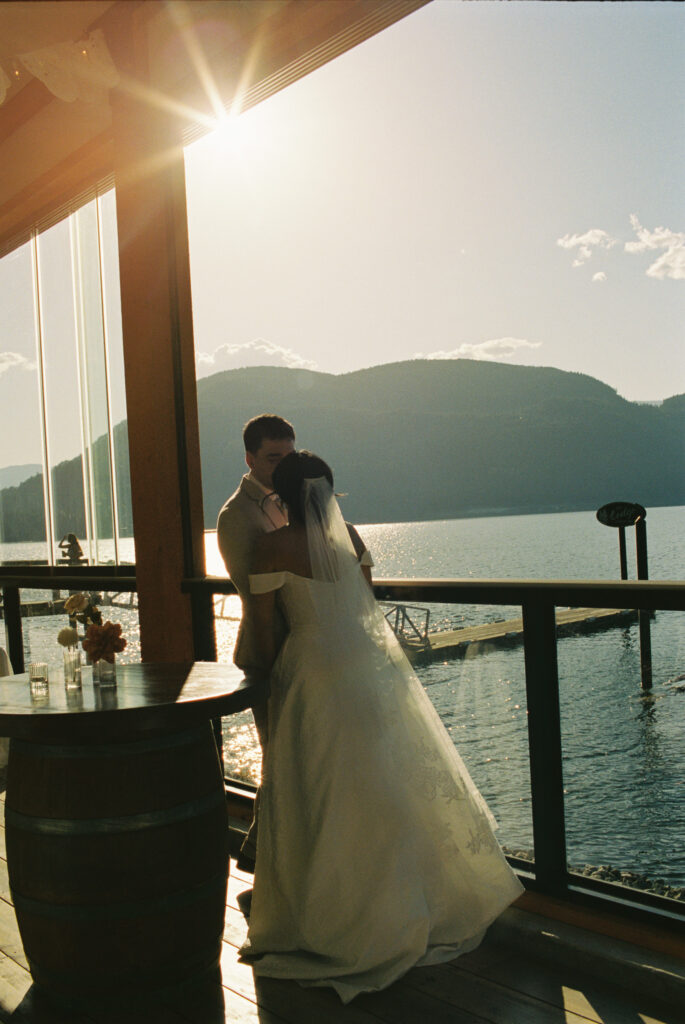 The lodge on harrison lake wedding photographer